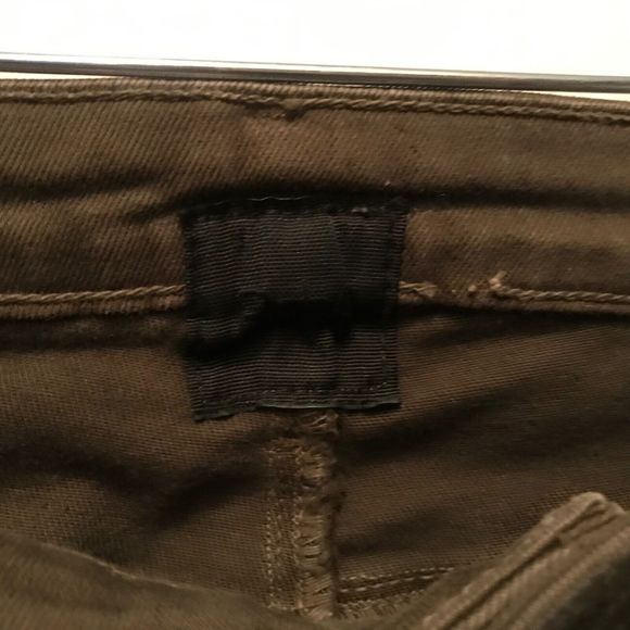 RtA Jagger Skinny Ankle Jeans, Commando Olive Green Utility Style 26 - Picture 6 of 16